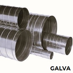 TUYAUTERIE-VENTILATION-ACIER-GALVANISE